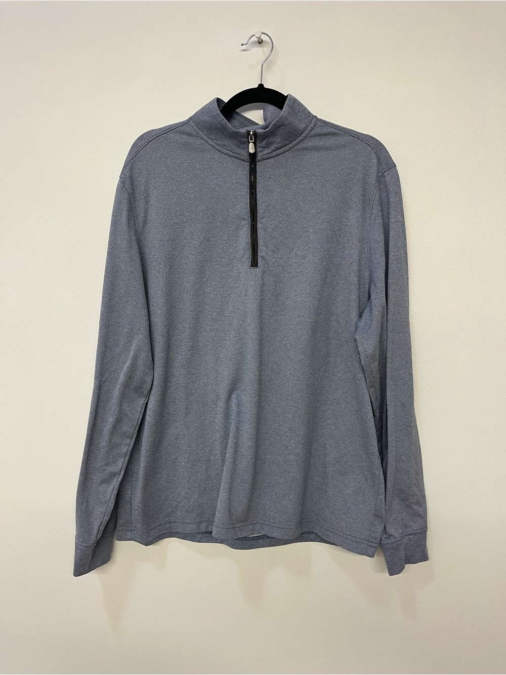Johnny-O Top Shelf Heathered Gray/blue Quarter Zip